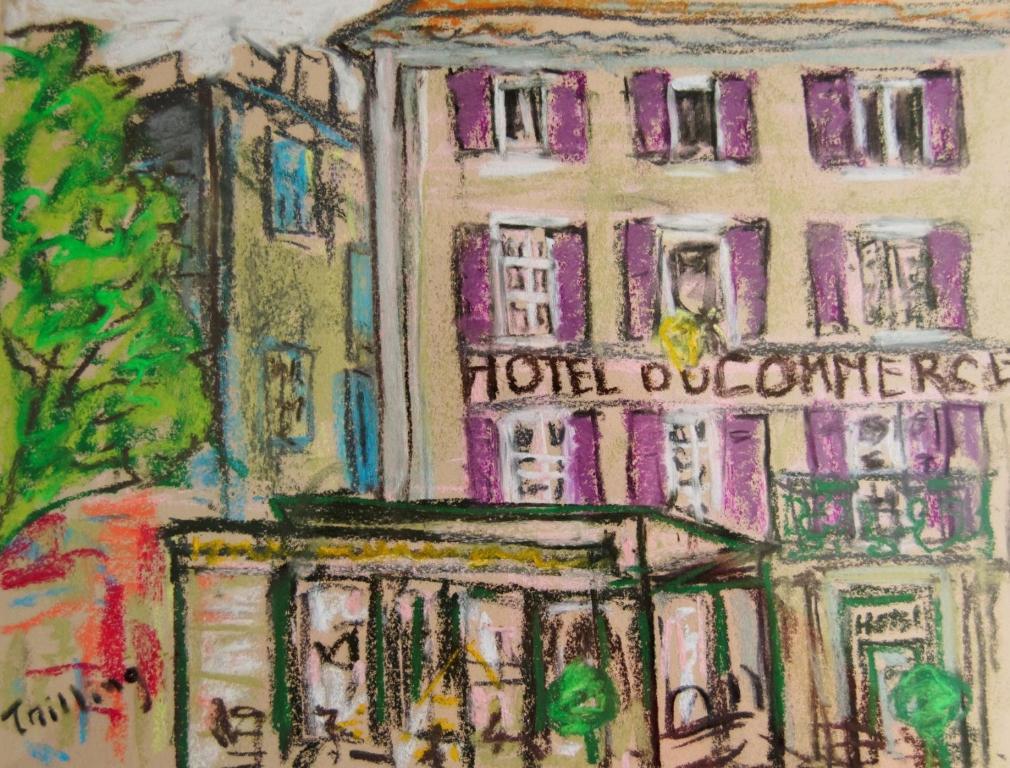 Hotel Du Commerce Pont-Saint-Esprit Exterior foto